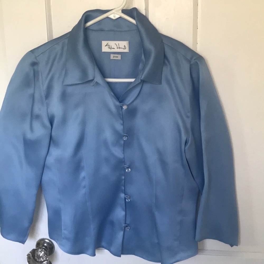 Sylvia Heisel silk blouse